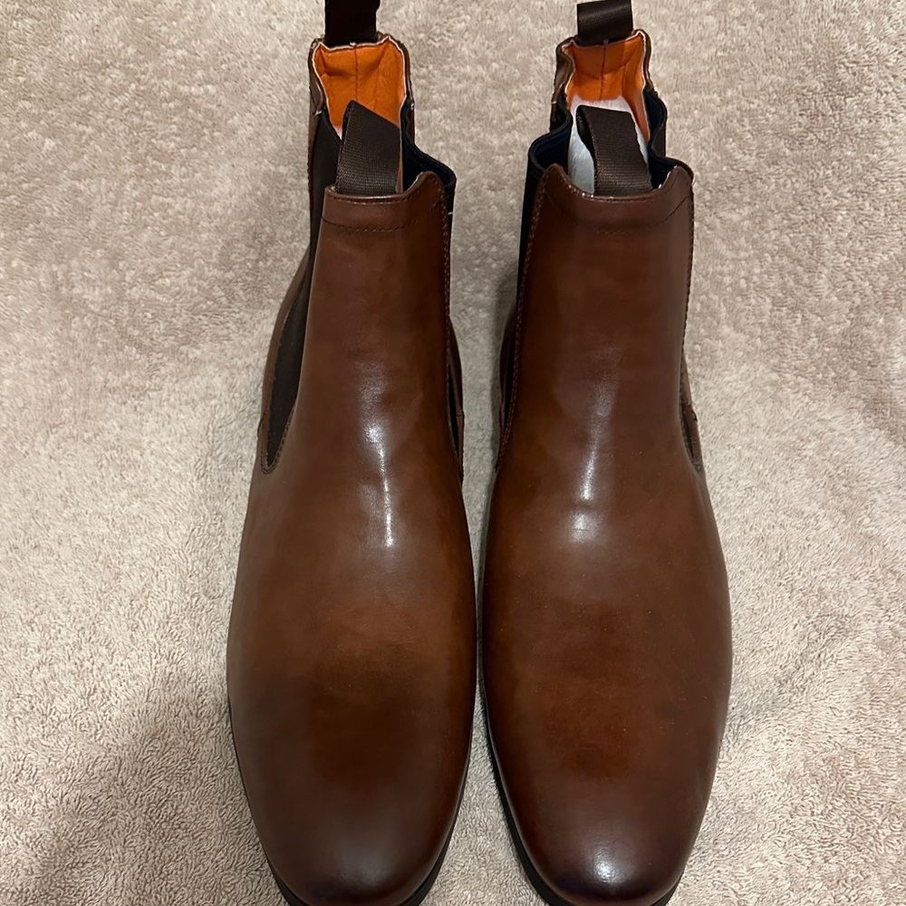 Santino Luciano - Bespoke - Elegant Brown Leather Men's Boots